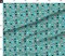 Various Fabrics by the Yard or Fat Quarter Kawaii, Cute, Sushi, Food Print, Japanese, Aqua Blue, Fish, Cartoon Custom Printed Fabric by Spoonflower